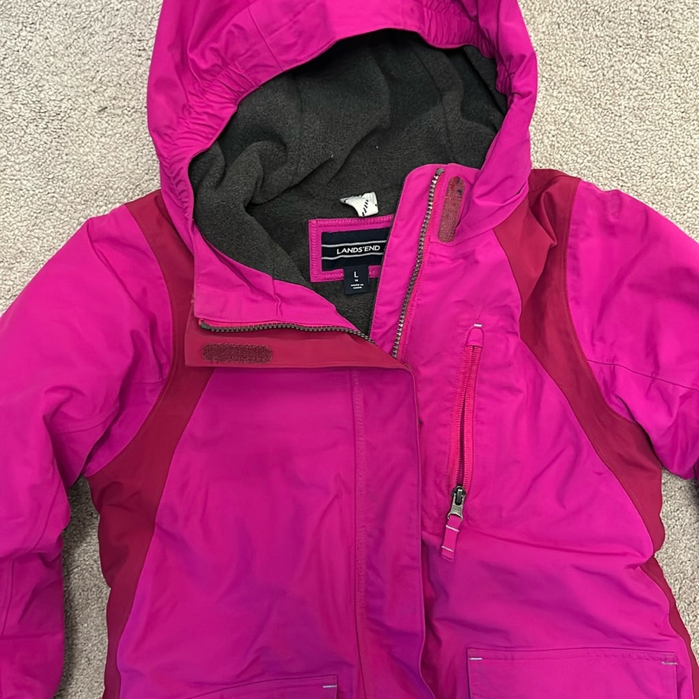 Lands End Squall Jacket girls’ size L